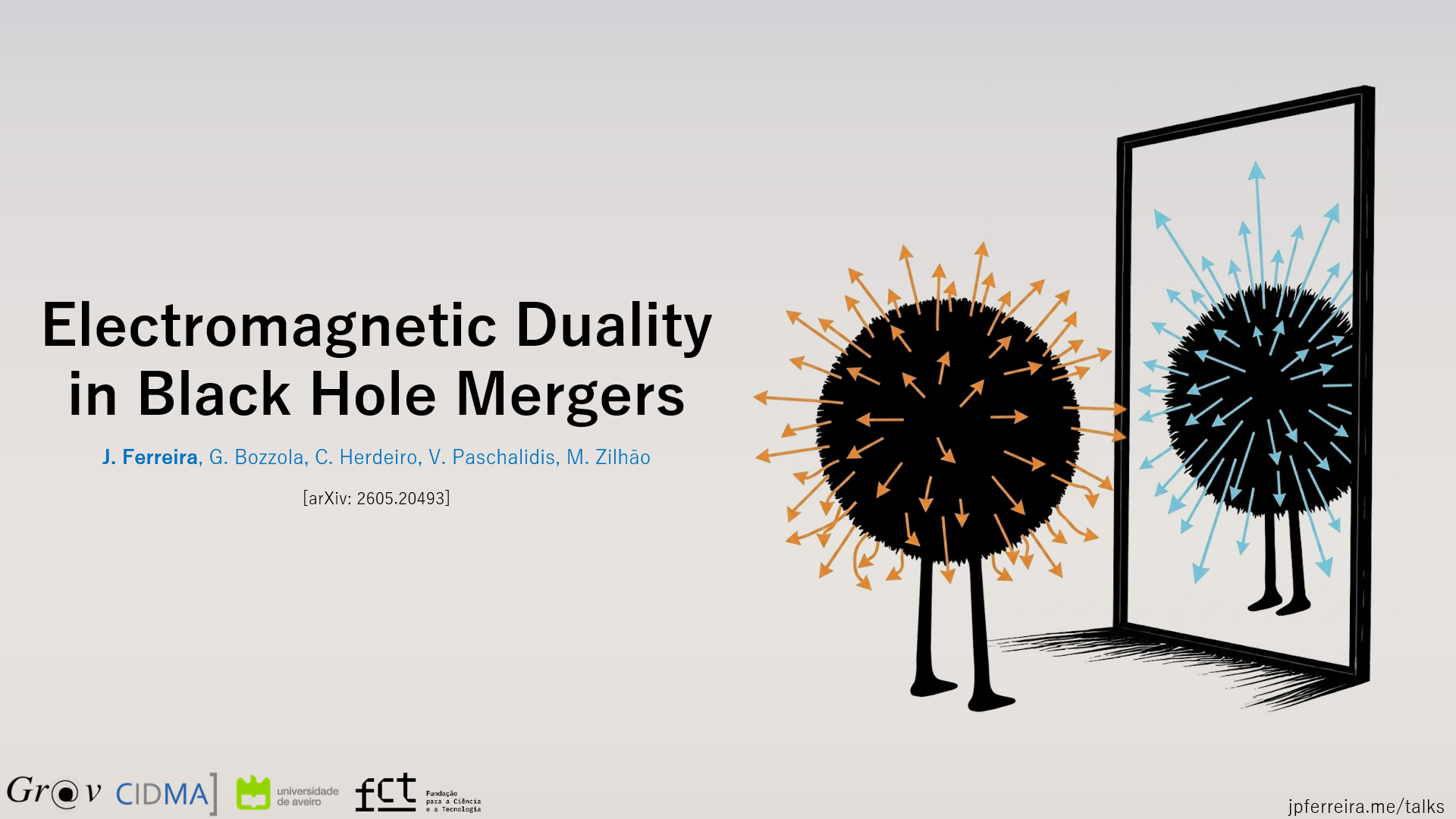 Electromagnetic Duality in Black Hole Mergers